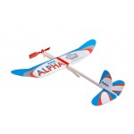 AMA Alpha Rubber Powered Competition Model Kit with 20 - 1 winder - AC4001