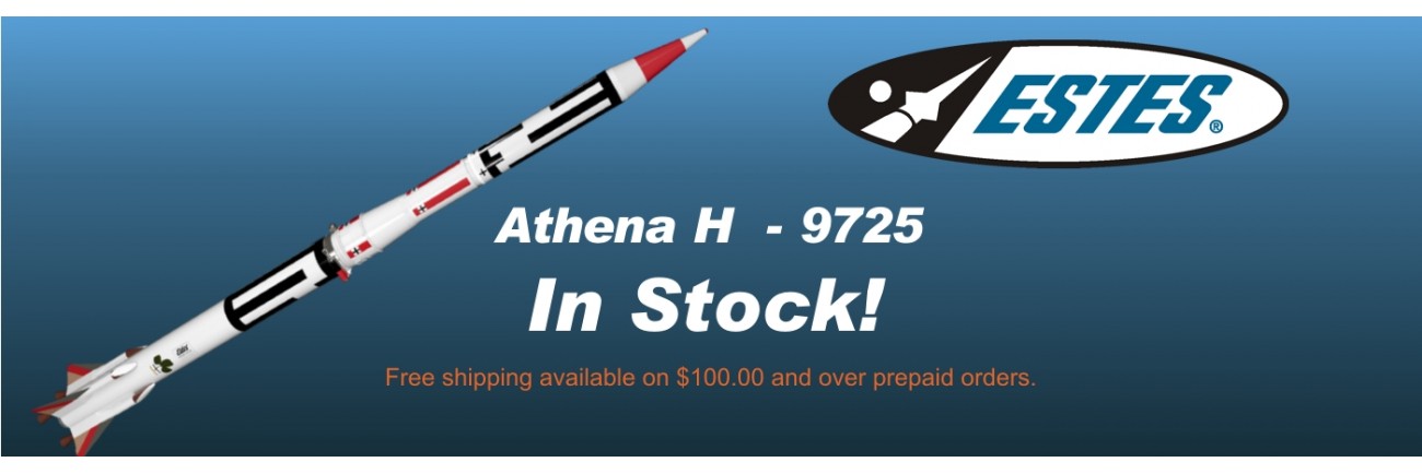 Athena H model rocket