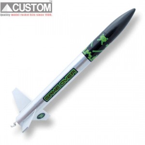 Game Over Model Rocket Kit  - Custom 10042