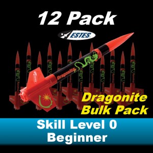 Dragonite Model Rocket Kit (12 pk)  - Estes 1769